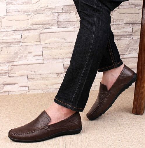 Cognac Loafers - Riley Grove
