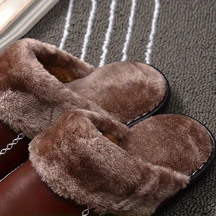 Reeves Premium Leather Slides - Riley Grove