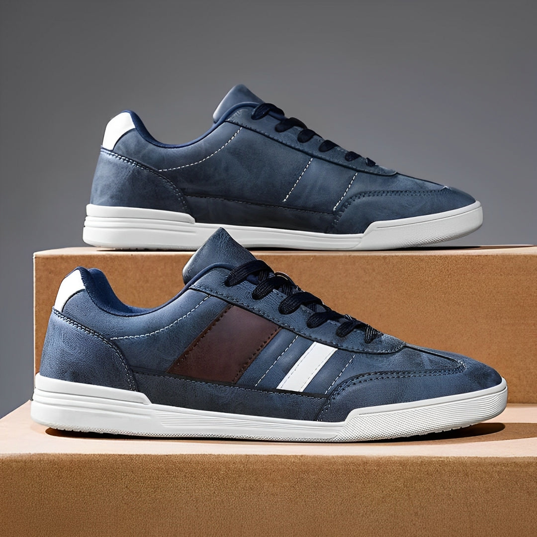 Laurent Leather Sneakers - Riley Grove