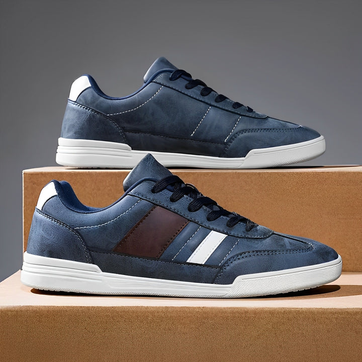Laurent Leather Sneakers - Riley Grove