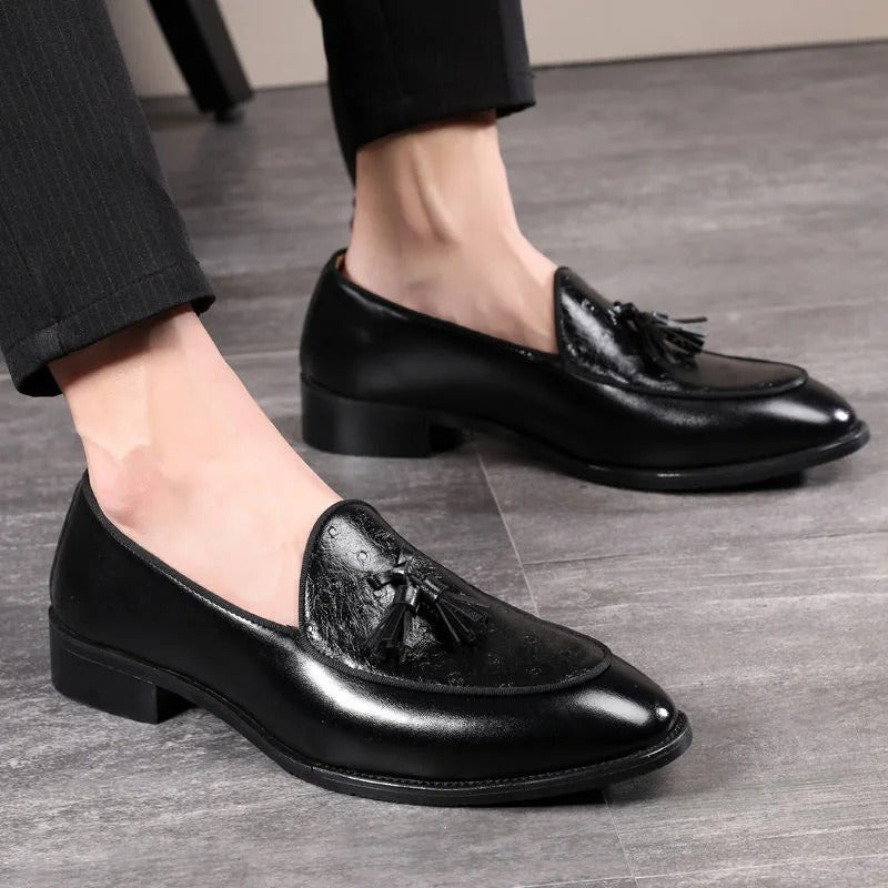Moccasin Leather Tassel Shoes - Riley Grove