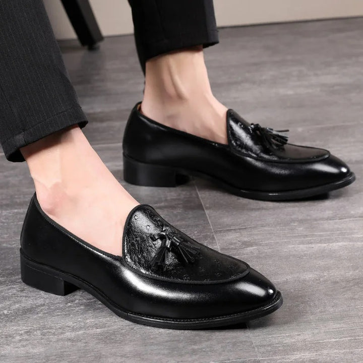 Moccasin Leather Tassel Shoes - Riley Grove