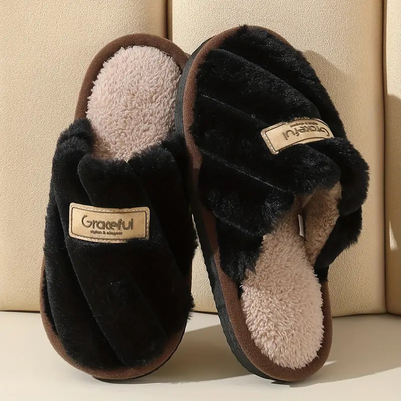 Graciette Sherpa Slides - Riley Grove