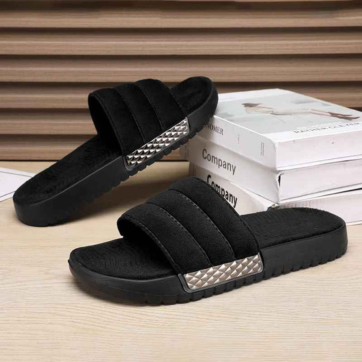 Versco Suede Leather Slippers - Riley Grove