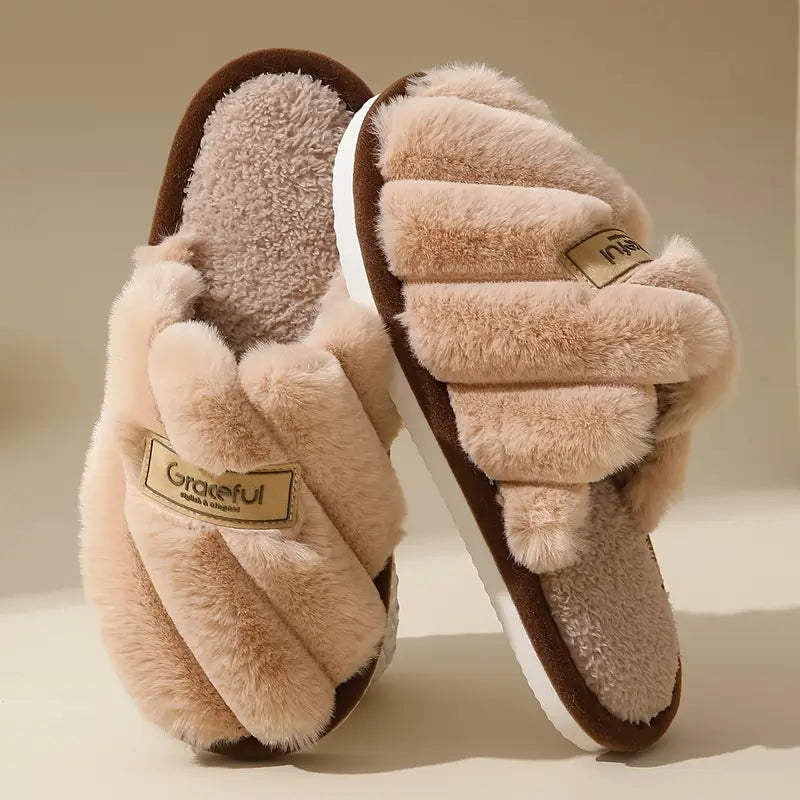 Graciette Sherpa Slides - Riley Grove