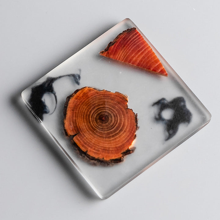 Resin Pine Wood Coasters - Riley Grove