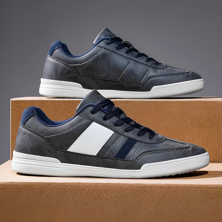 Laurent Leather Sneakers - Riley Grove