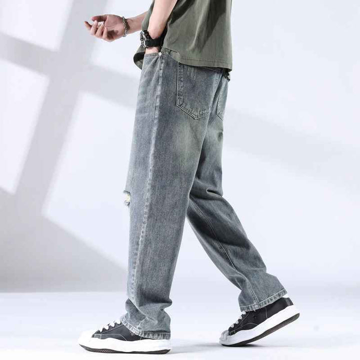 Urban Inspired Distress Jeans - Riley Grove