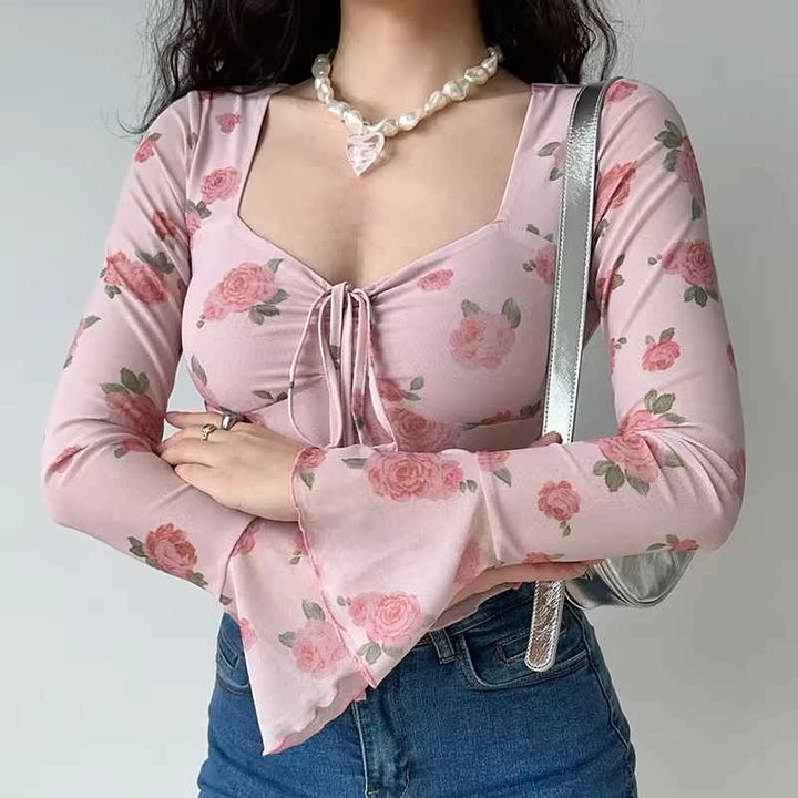 Mila Blushed Bell Top - Riley Grove