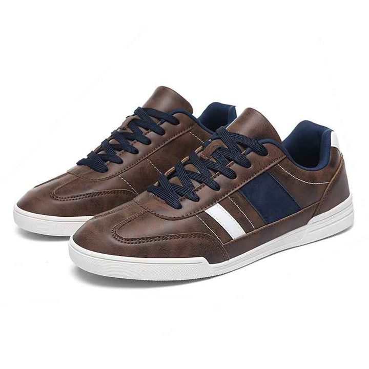 Laurent Leather Sneakers - Riley Grove