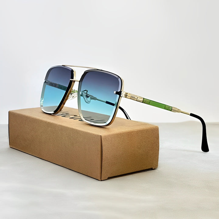 Raven Retro Aviator Sunglasses - Riley Grove