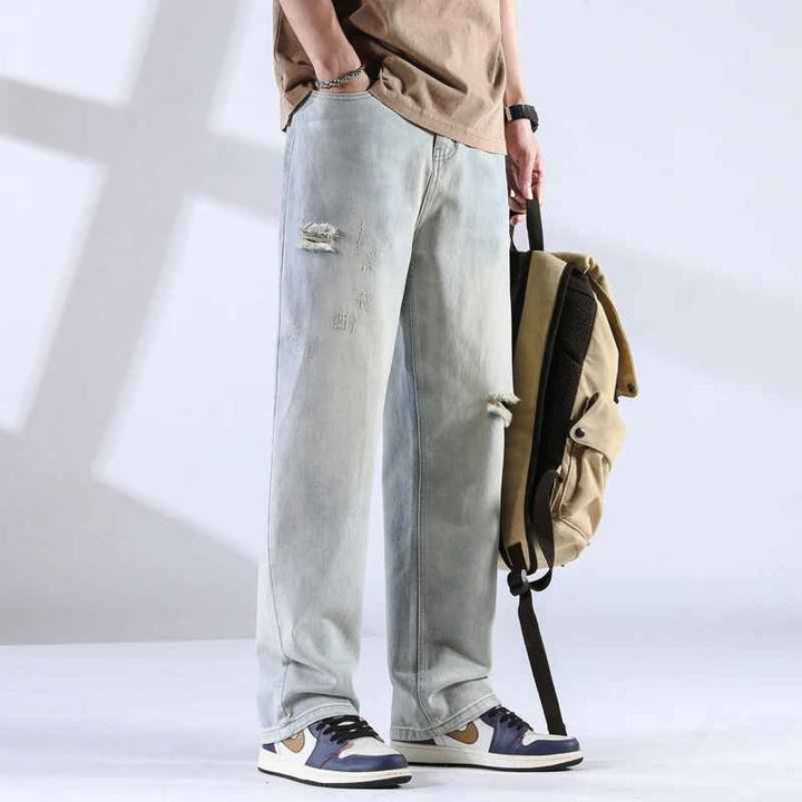 Urban Inspired Distress Jeans - Riley Grove