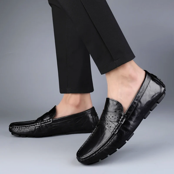 Cosimo Genuine Leather Loafers - Riley Grove
