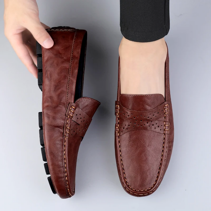 Cosimo Genuine Leather Loafers - Riley Grove