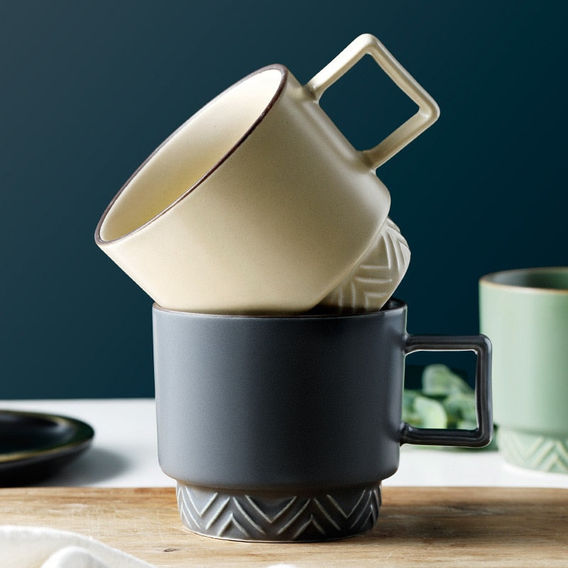 Nordic Aesthetic Charm Coffee Mugs - Riley Grove