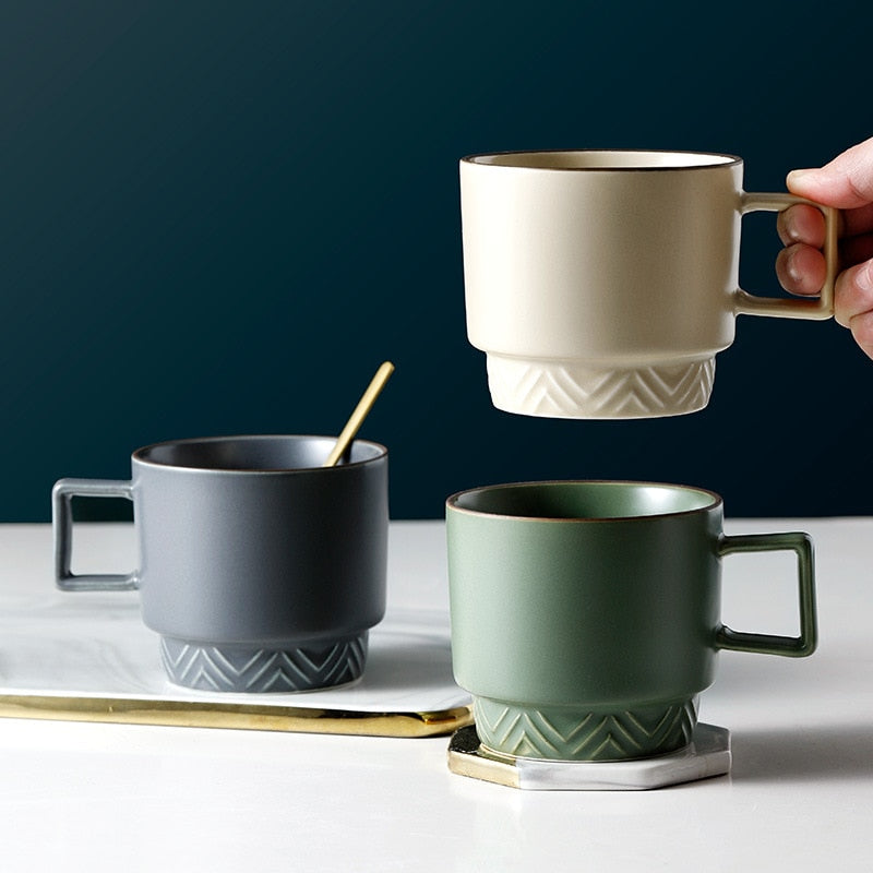Nordic Aesthetic Charm Coffee Mugs - Riley Grove