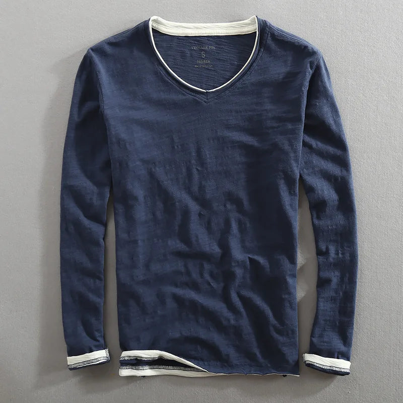 Maverick Cotton Knit T-shirt  ( Up-to 72-Hour of Wear ) - Riley Grove