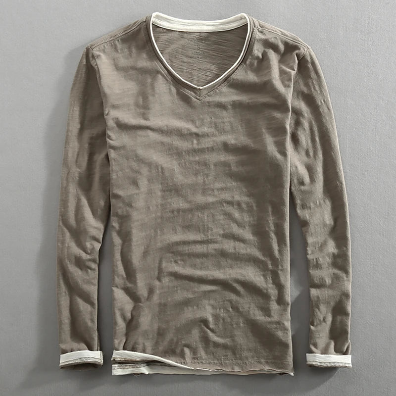 Maverick Cotton Knit T-shirt  ( Up-to 72-Hour of Wear ) - Riley Grove