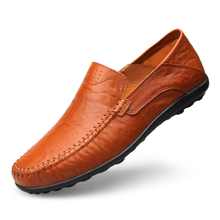 Cognac Loafers - Riley Grove
