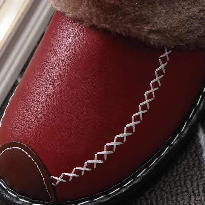 Reeves Premium Leather Slides - Riley Grove