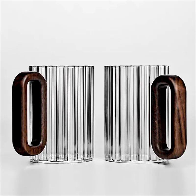 Natural Black Stone Glass Mugs - Riley Grove