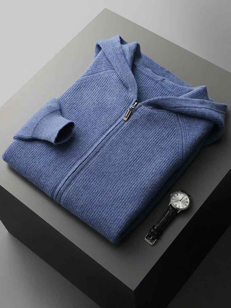 Merino blend Wool Hoodie - Riley Grove