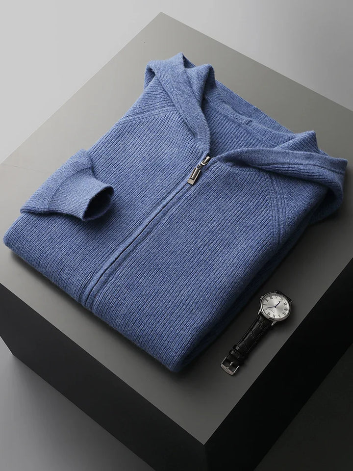 Merino blend Wool Hoodie - Riley Grove