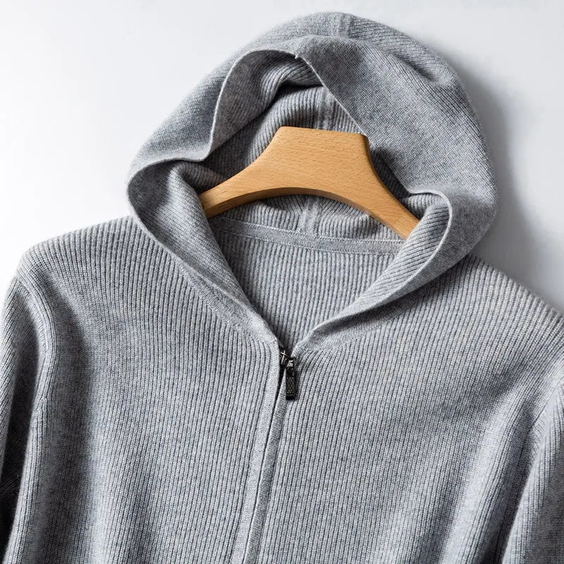 Merino blend Wool Hoodie - Riley Grove