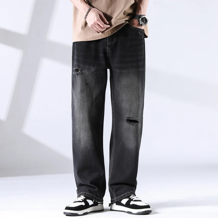 Urban Inspired Distress Jeans - Riley Grove