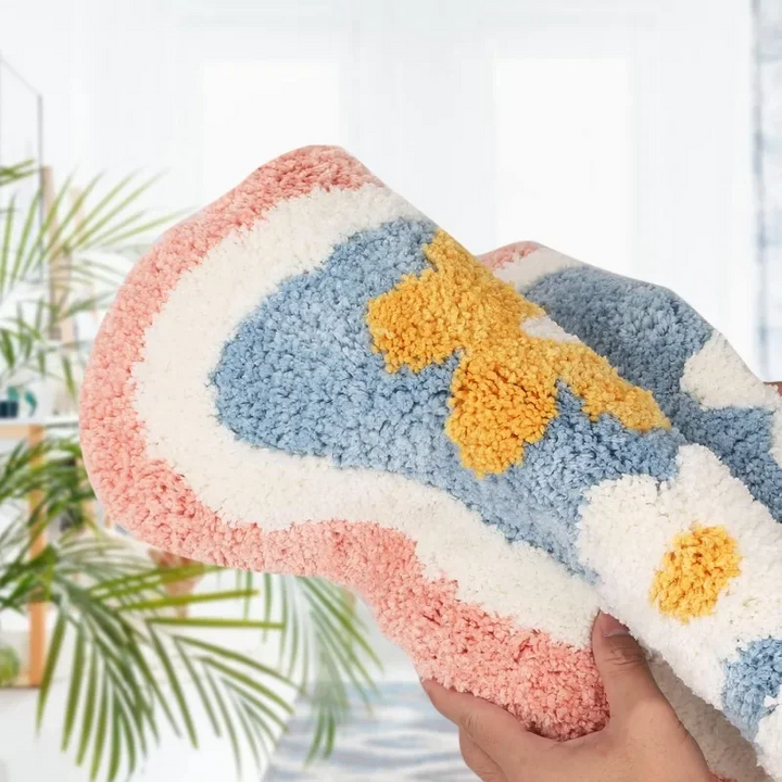 Floral Weave Bath Rug - Riley Grove