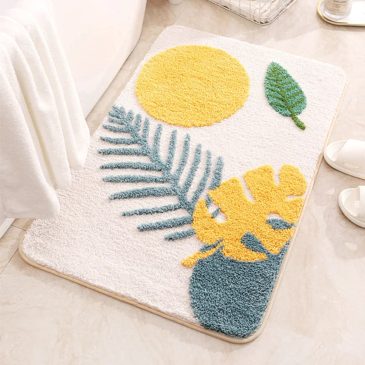 Earthly Leaf Organic Bath Rug - Riley Grove