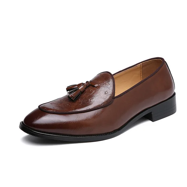 Moccasin Leather Tassel Shoes - Riley Grove