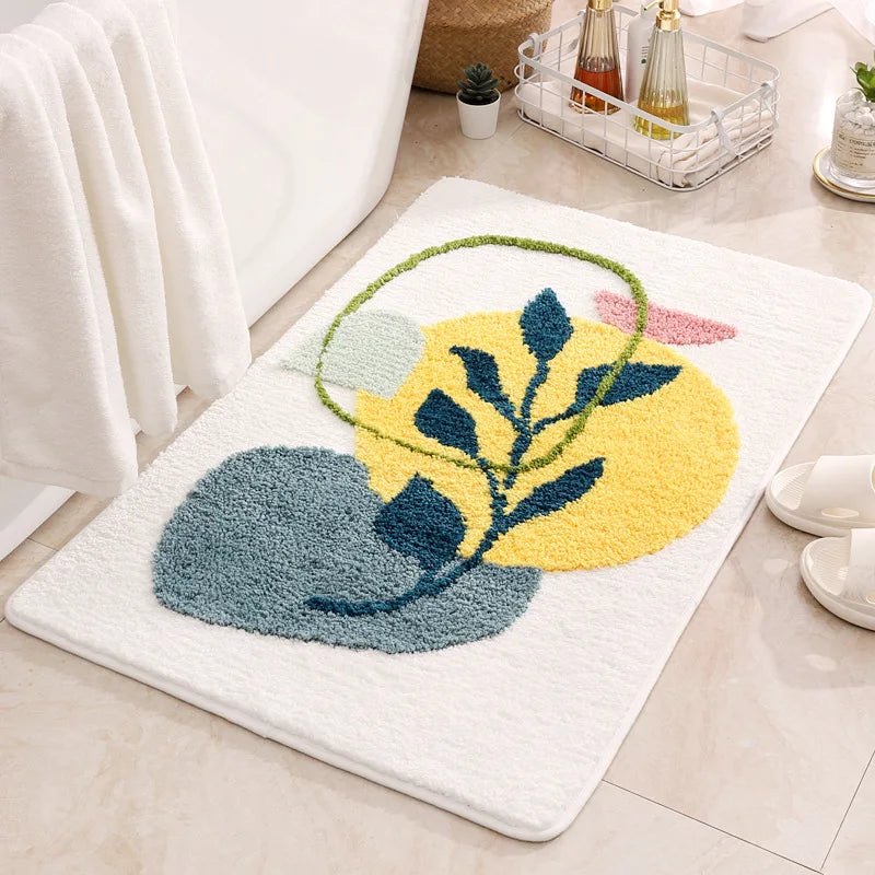 Earthly Leaf Organic Bath Rug - Riley Grove