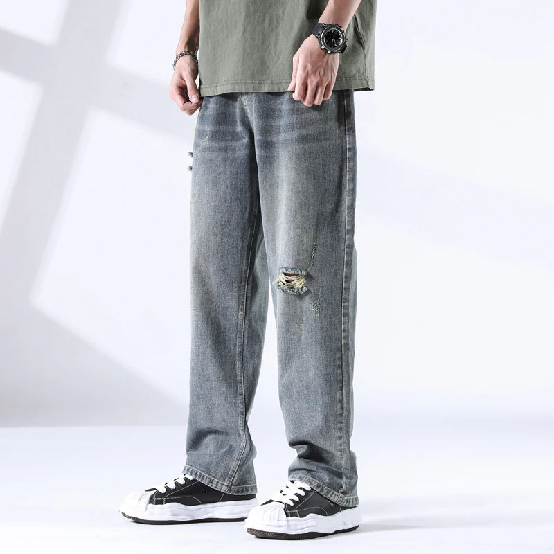 Urban Inspired Distress Jeans - Riley Grove