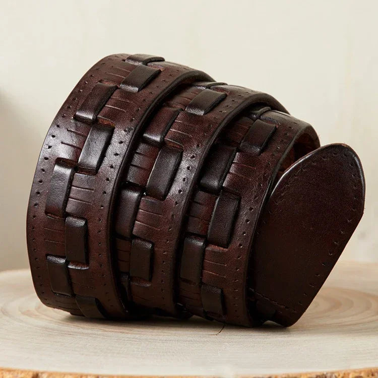 Devon brass buckel Belt - Riley Grove