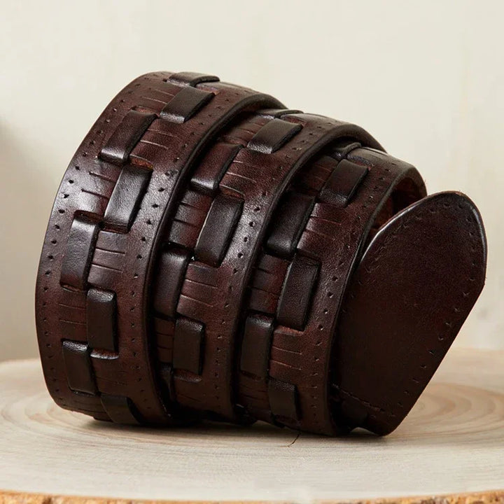 Devon brass buckel Belt - Riley Grove
