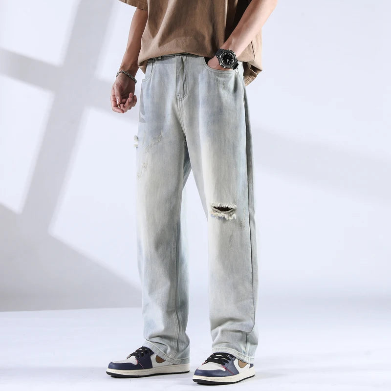 Urban Inspired Distress Jeans - Riley Grove