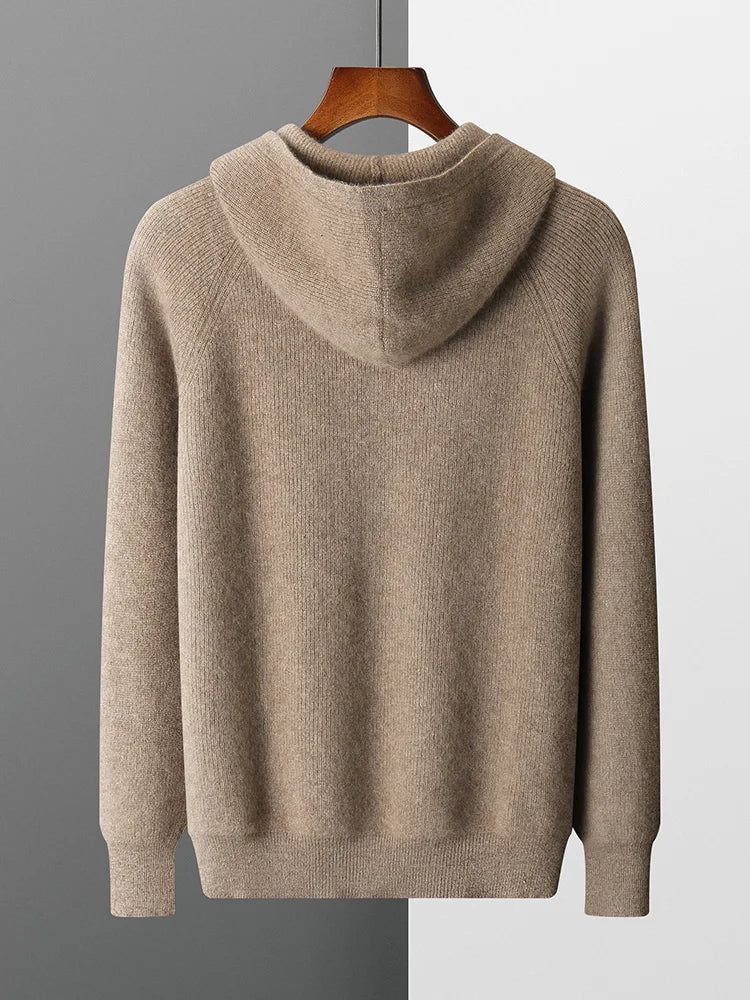 Merino blend Wool Hoodie - Riley Grove