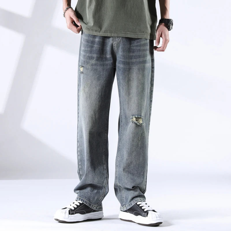 Urban Inspired Distress Jeans - Riley Grove