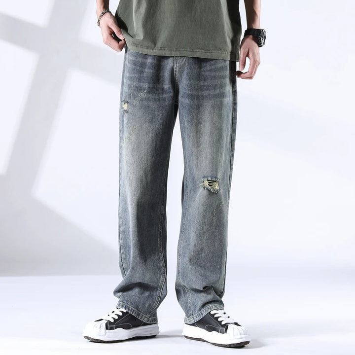 Urban Inspired Distress Jeans - Riley Grove