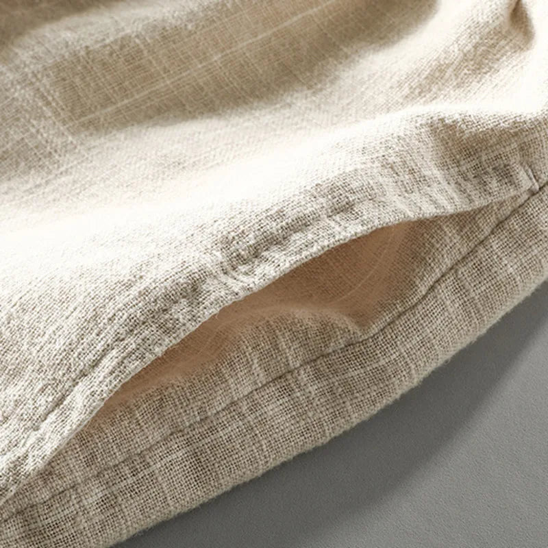 Dune Stripe Linen Shorts - Riley Grove