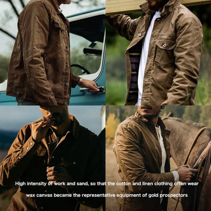 Tin Cloth Short Lined Cruiser Jacket - Riley Grove