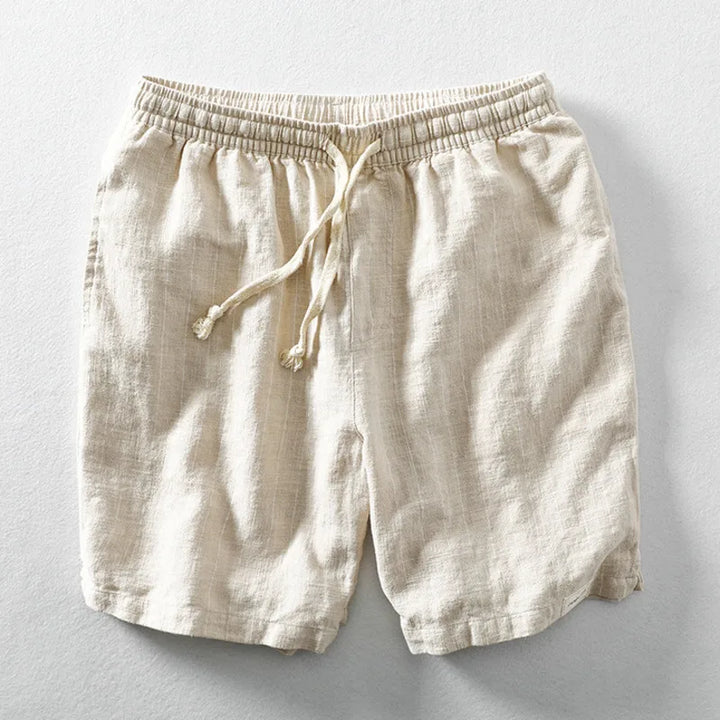 Dune Stripe Linen Shorts - Riley Grove