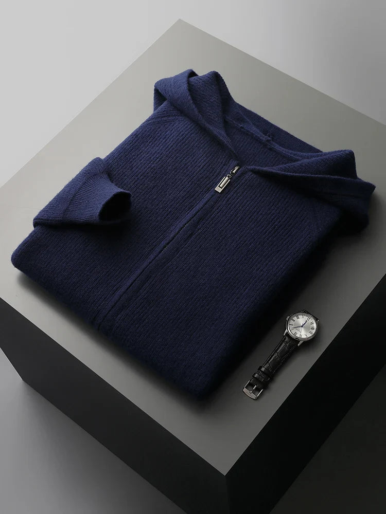 Merino blend Wool Hoodie - Riley Grove