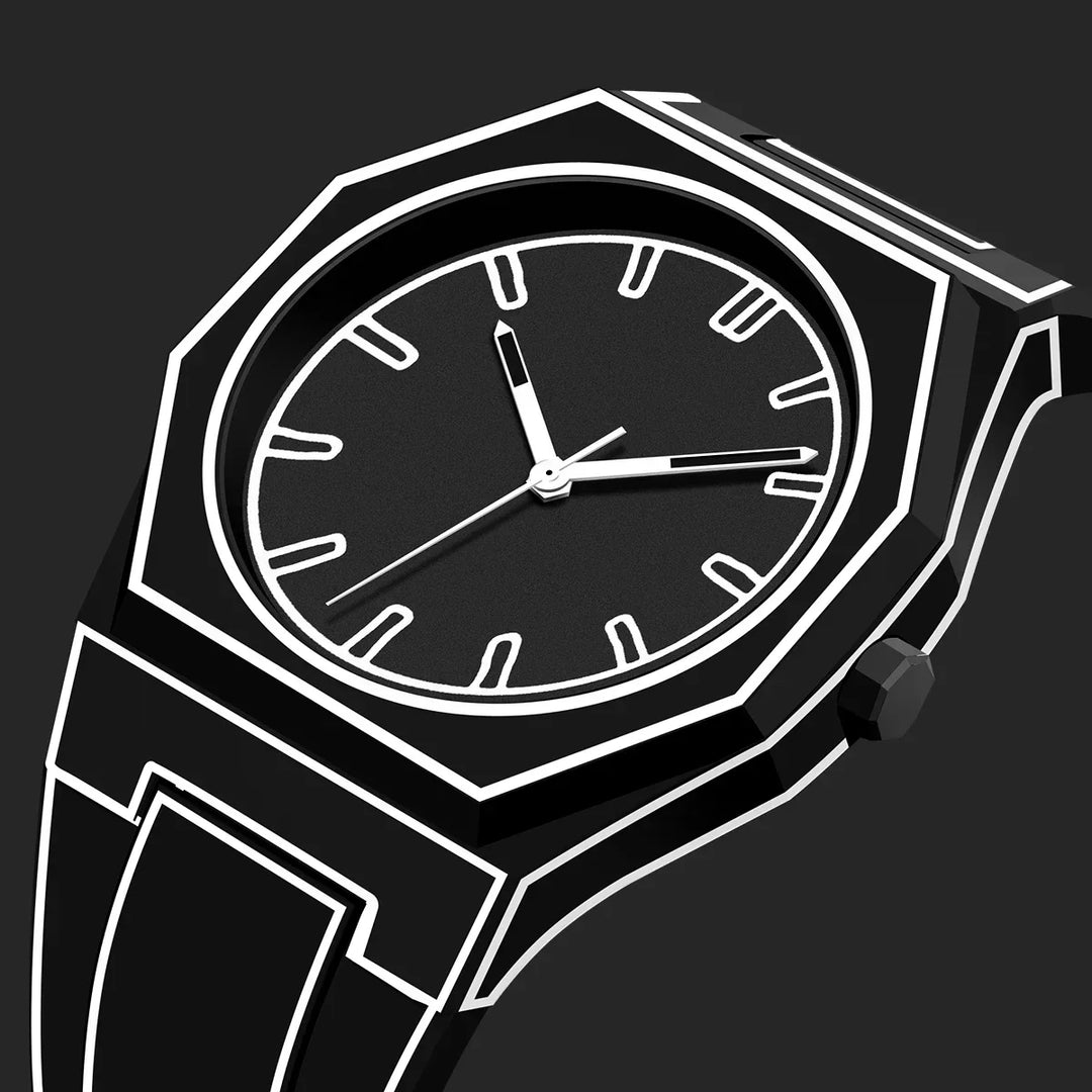 Riccardo Outlined 2D Watch - Riley Grove