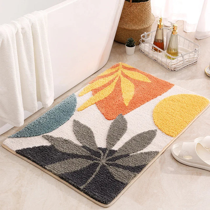 Earthly Leaf Organic Bath Rug - Riley Grove