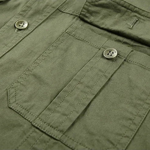 Emerson Half Sleeve Cotton Over Shirt - Riley Grove
