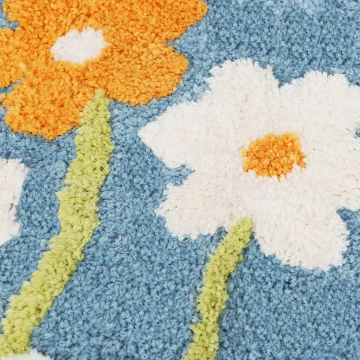 Floral Weave Bath Rug - Riley Grove