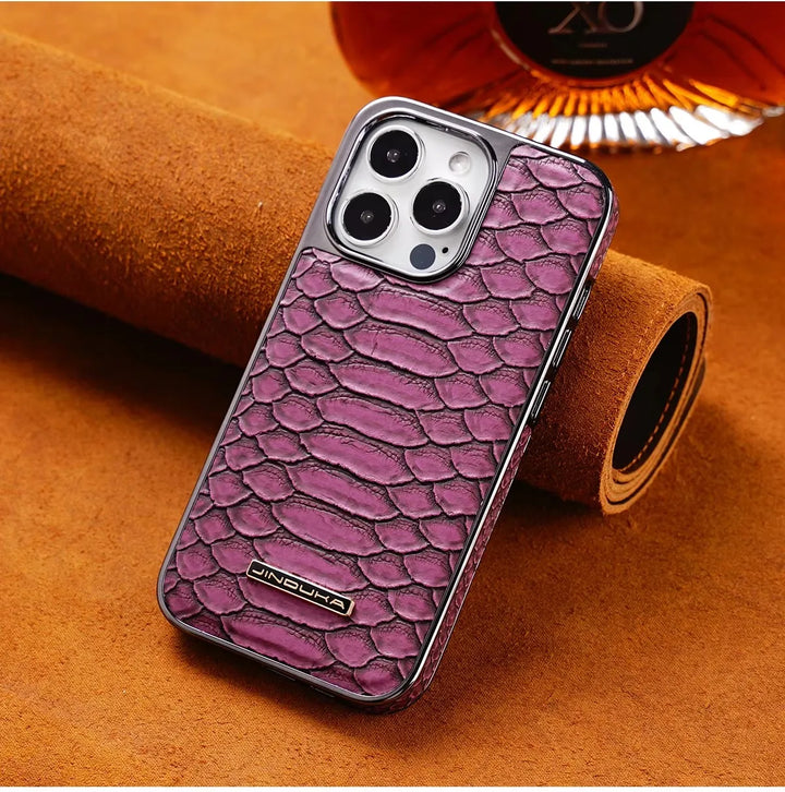 Veyron Genuine Leather iPhone Case - Riley Grove
