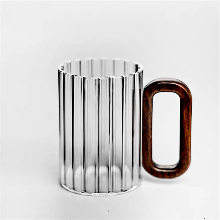 Natural Black Stone Glass Mugs - Riley Grove